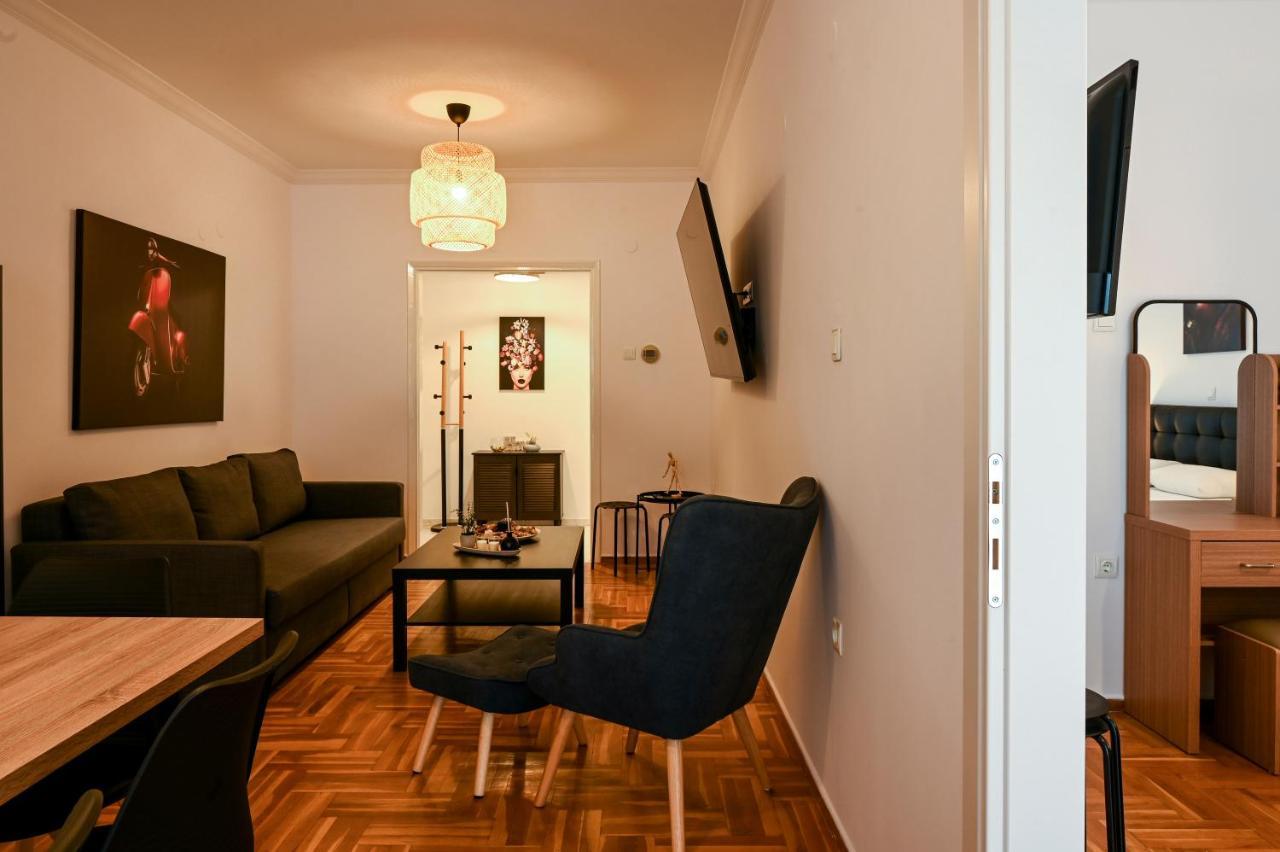 Thessaloniki Center Deluxe Apartment Bagian luar foto