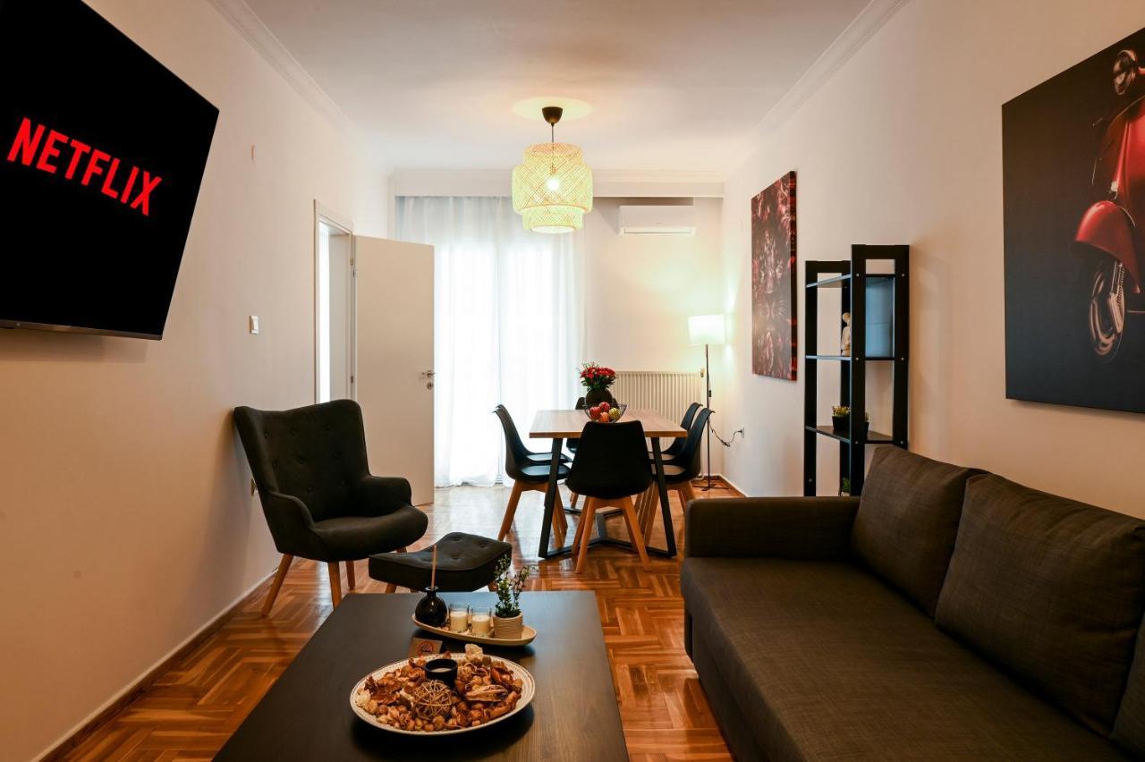 Thessaloniki Center Deluxe Apartment Bagian luar foto